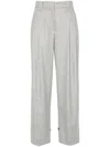Brunello Cucinelli Tailored Trousers In Gray