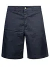 Brunello Cucinelli Classic Plain Trouser Shorts In Navy
