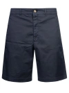 Brunello Cucinelli Classic Plain Trouser Shorts In Navy