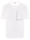 Brunello Cucinelli Classic Pocket Tee Shirt Clothing In White