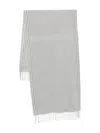 Brunello Cucinelli Stripe-trim Silk Scarf