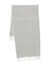 Brunello Cucinelli Stripe-trim Silk Scarf
