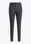 Brunello Cucinelli Classic Slim-leg Pants In Gray