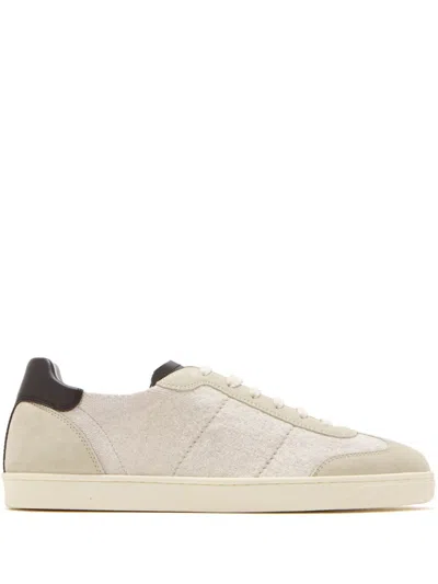 Brunello Cucinelli Classic Sneakers In Neutrals