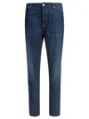 Brunello Cucinelli Classic Straight-leg Jeans In Black