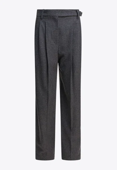 Brunello Cucinelli Classic Straight Pants In Gray