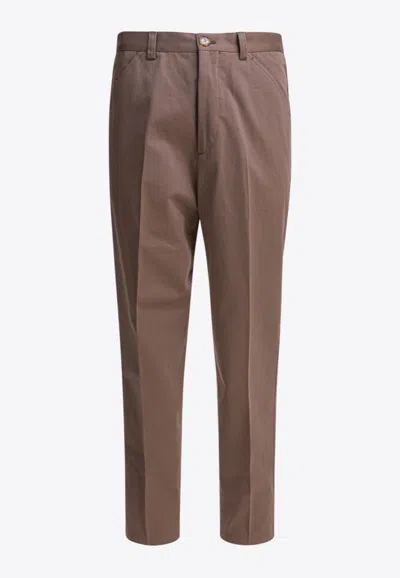BRUNELLO CUCINELLI CLASSIC TWILL PANTS