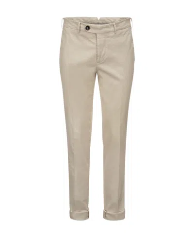 Brunello Cucinelli Cotton Pants In Beis Claro