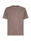 Brunello Cucinelli Clay Solomeo Crest T-shirt