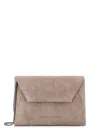 Brunello Cucinelli Soft Clutch In Beige