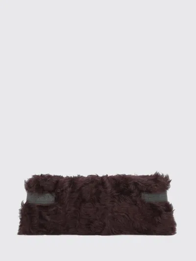 Brunello Cucinelli Clutch  Woman Color Burgundy