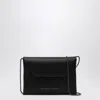 Brunello Cucinelli Clutch In Garnet Leather In Black