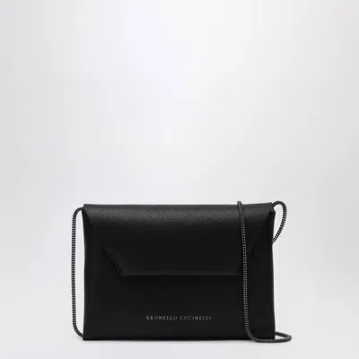 BRUNELLO CUCINELLI BRUNELLO CUCINELLI CLUTCH IN GARNET LEATHER