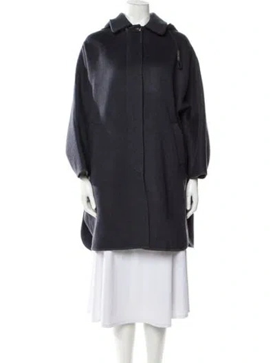 Pre-owned Brunello Cucinelli Coat In Blue