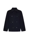 Brunello Cucinelli Double-breasted Couture Wool Cashmere Coat In Blue