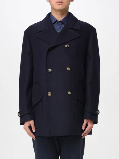 BRUNELLO CUCINELLI COAT BRUNELLO CUCINELLI MEN COLOR BLUE,H17687009