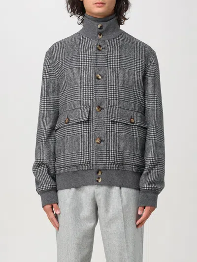 Brunello Cucinelli Coat  Men Color Grey