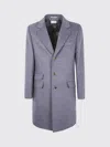 Brunello Cucinelli Three-button Patch-pocket Coat In Gray
