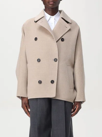 Brunello Cucinelli Mantel  Damen Farbe Beige In C9610 Pearl Grey