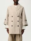 Brunello Cucinelli Wide-lapels Jewel-embellished Jacket In Neutral