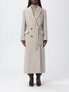 Brunello Cucinelli Coat  Woman Color Beige In Neutral