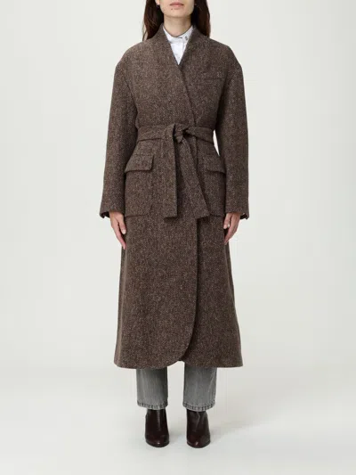 Brunello Cucinelli Coat  Woman Color Brown