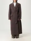 Brunello Cucinelli Coat  Woman Color Dark In Brown
