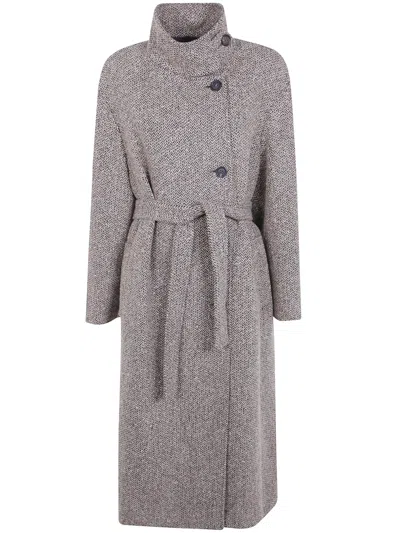 Brunello Cucinelli Coat Classic Medium Trench In Brown