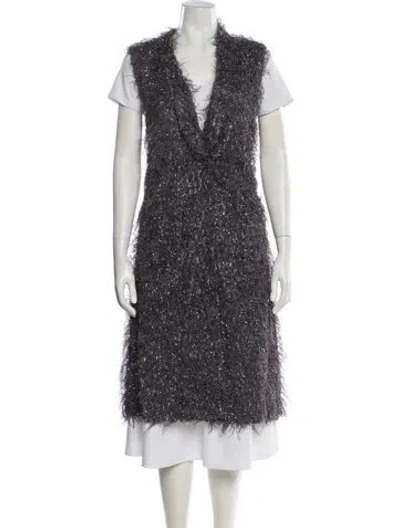 Pre-owned Brunello Cucinelli Coat In Gray