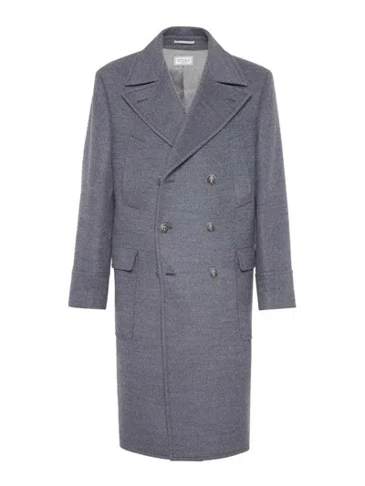 BRUNELLO CUCINELLI ABRIGO CORTO - GRIS