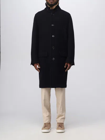 Brunello Cucinelli Coat  Men Color Navy In Blue