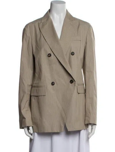 Pre-owned Brunello Cucinelli Coat In Neutral