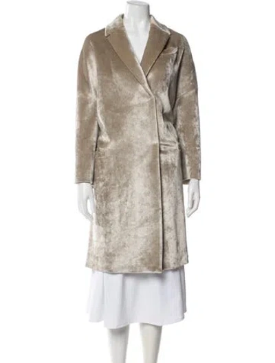 Pre-owned Brunello Cucinelli Coat In Neutral