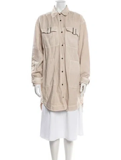 Pre-owned Brunello Cucinelli Coat In Neutral