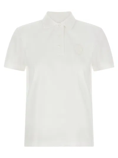 Brunello Cucinelli Coat Of Arms Solomeo Polo White In Multi