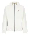 Brunello Cucinelli Ivory Stretch Nylon Jacket In White