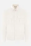 Brunello Cucinelli Men Shirt-style Outerwear Unlined In Water-repellent Microfibre With Heat Tapes
