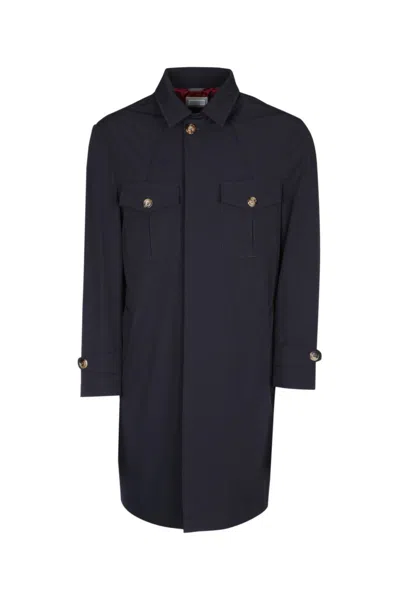 Brunello Cucinelli Coats In Blue