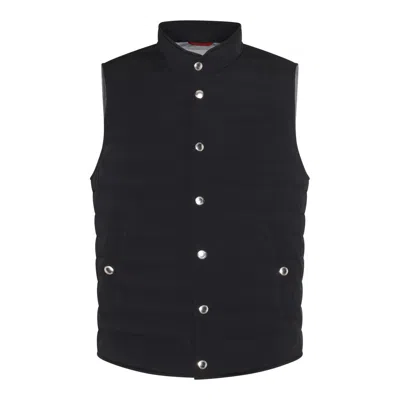 Brunello Cucinelli Black Down Gilet