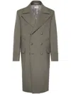 Brunello Cucinelli Beaver Cloth Wool Pea Coat