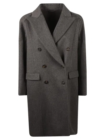 Brunello Cucinelli Double-breasted Oversized Coat