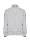 Brunello Cucinelli Turtleneck Sweater In Grey