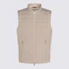 Brunello Cucinelli Quilted Zip-front Gilet In Multi