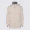 Brunello Cucinelli Coats Blacks And Greys In Neutral
