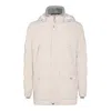 Brunello Cucinelli Coats Blacks And Greys In White