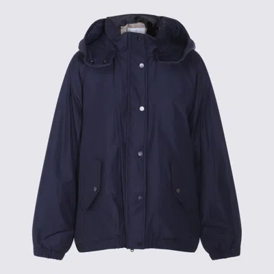 BRUNELLO CUCINELLI COATS BLU PROFONDO