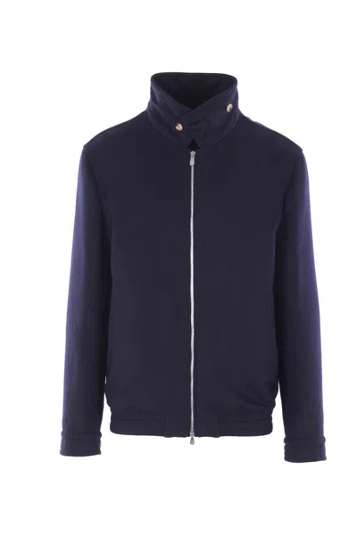 Brunello Cucinelli Coats In Blue