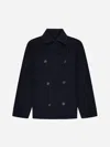 Brunello Cucinelli Double-breasted Couture Wool Cashmere Coat In Blue