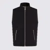 Brunello Cucinelli Quilted High Collar Sleeveless Vest With Side Zip Pockets In Black