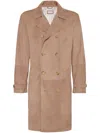 BRUNELLO CUCINELLI COATS BROWN